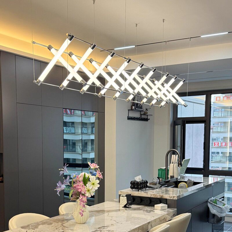 Mazha Chandelier Designer Cai Liechao's Studio Lamp Minimalist Creative Office Bar Study Art Restaurant Lamp