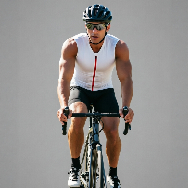 Cycling Outdoor Vest, Elastic Sports Sleeveless Vest, Sweat-Wicking Triathlon Top Cycling Outdoor Vest, Elastic Sports Sleeveless Vest, Sweat-Wicking Triathlon Top