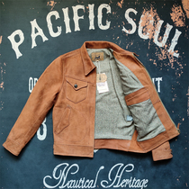 Take a price change of 2298 yuan 1 2MM HORWEEN light ground vintage cowhide Double R Western leather jacket jacket