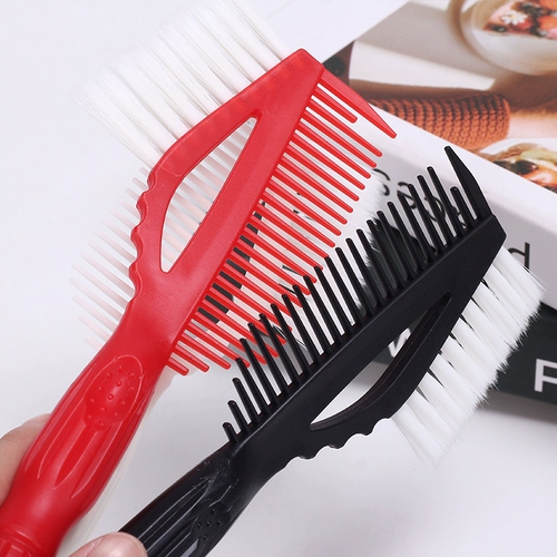 Крем-краска для волос, инструмент «сделай сам», профессиональная масляная расческа для краски для волос, парикмахерская, односторонняя и двусторонняя перманентная завивка, окрашенные черные волосы, щетка для ухода за перевернутой пленкой