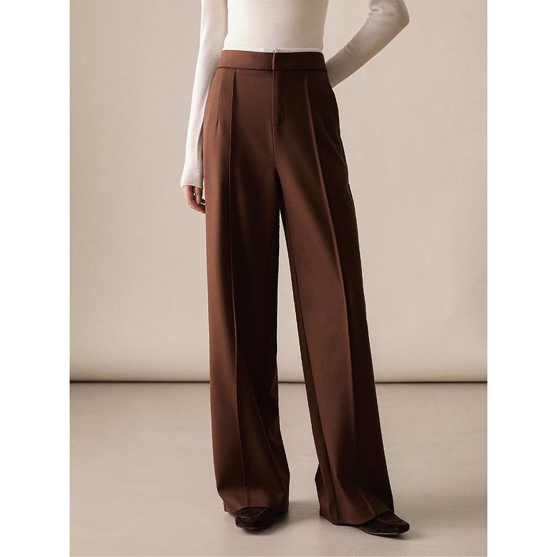 Ice Point Price 2026 Autumn Private Collection Top-Tier Slimming Comfortable Suit Commuter Straight-Leg Pants for Women