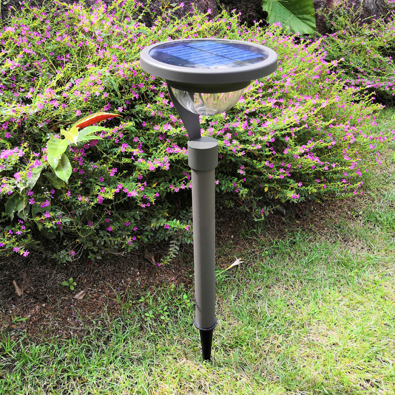 Solar stainless steel outdoor lawn light home super bright villa courtyard garden waterproof ground plug led landscape light