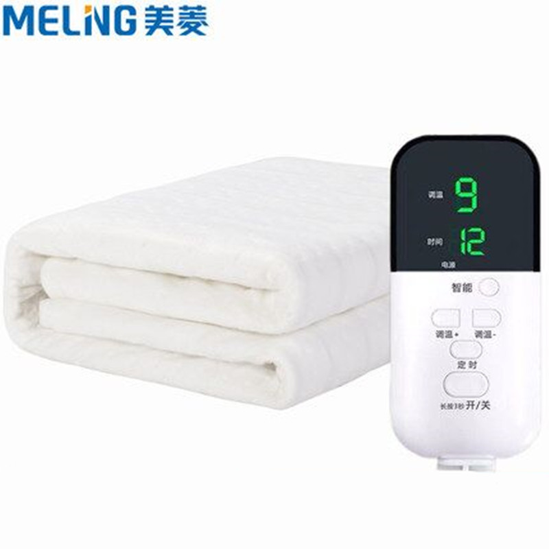 美菱水暖毯双人水循环电热毯安全家用双控调温电热毯电褥子三人
