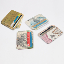 Small card bag card holder card bag mens and womens bank card certificate bit ultra-thin mini simple personality coin wallet