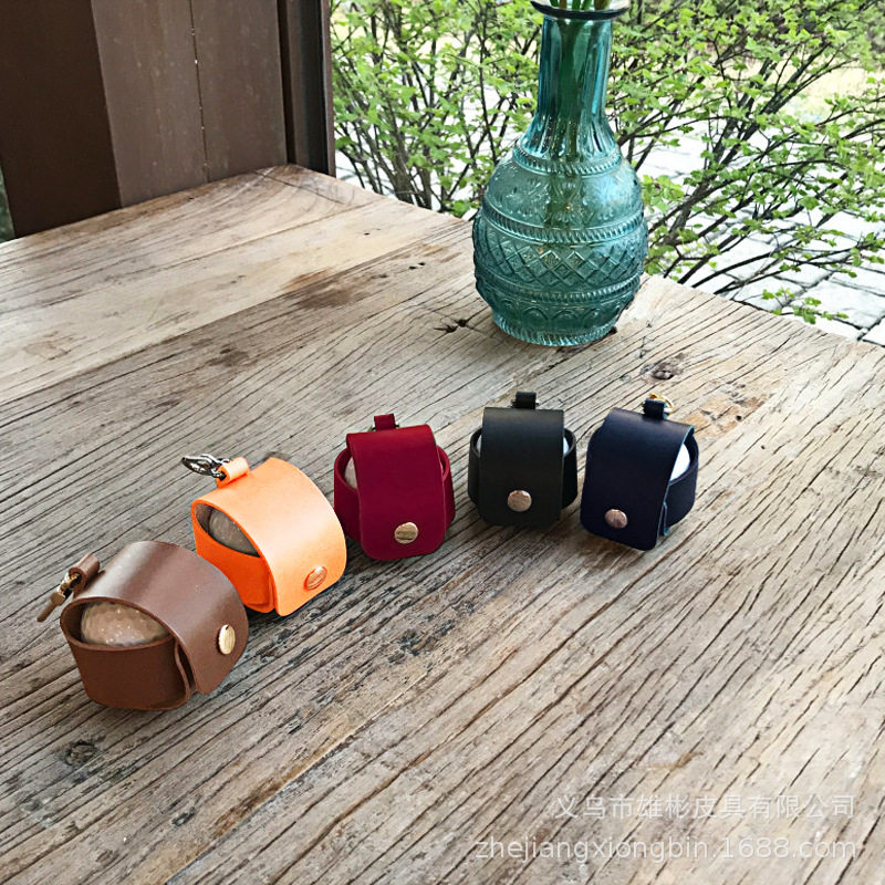 Han Edition Golf Balls Baotou Layer Bull Leather Golf Sleeve GOLFBALL Collection Bag Accessories BALL BAG