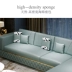 Mỹ kết hợp ánh sáng hiện đại kết hợp sofa sang trọng Hồng Kông phòng khách Ý căn hộ nhỏ góc sofa da - Ghế sô pha