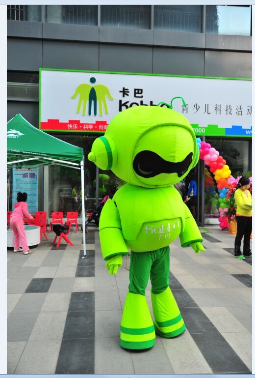 Card Bar Robot Performance Katong People Occasional Clothing Walk to Tucustomize Doll Activities Promotion Prop Mascot