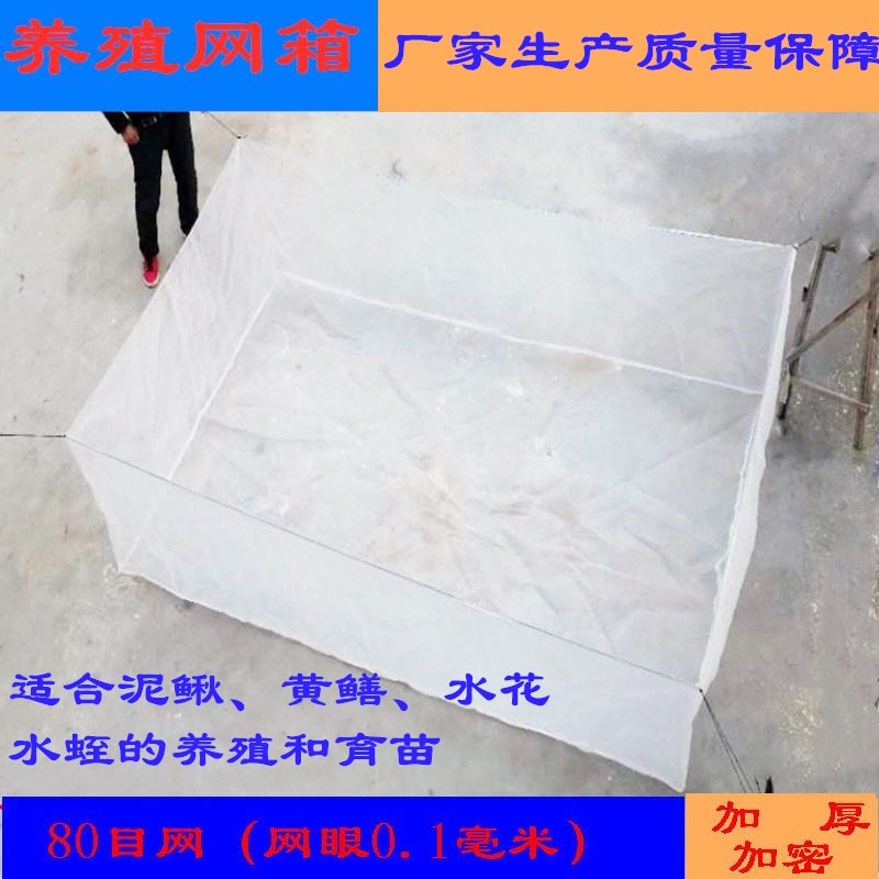 80 mesh box net water flower special box net encrypted box net loach eel box net nursery box net leech breeding cage