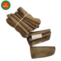 Thick Cash Cow Leather Hand Fingertip Jewellery Polished Polished Protection Gloves Anti-Burn And Anti-Wear Cow Leather Fingertips
