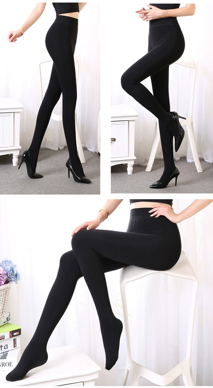 Băng sạch mùa thu và mùa đông mỏng cộng với quần legging nhung nữ thon gọn xà cạp bó sát cơ thể chống bó sát quần ấm quần nỉ nhung phụ nữ trung niên