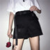 Mùa hè Hàn Quốc ulzzang hoang dã retro overalls bf gió quần short túi (có thắt lưng) quần short thể thao nữ cao cấp Quần short