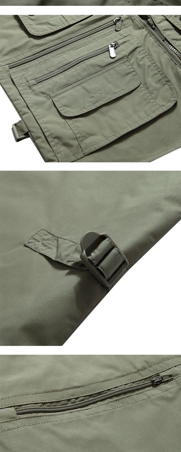 Mùa xuân và mùa thu Áo vest nam trung niên phần mỏng cotton mùa hè kích thước lớn vest nam trung niên áo vest nam tuổi 50