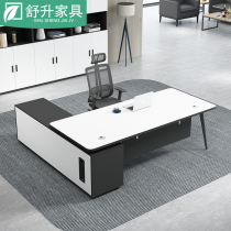 Office furniture boss table and chair combination simple modern president table big class general manager desk desk desk