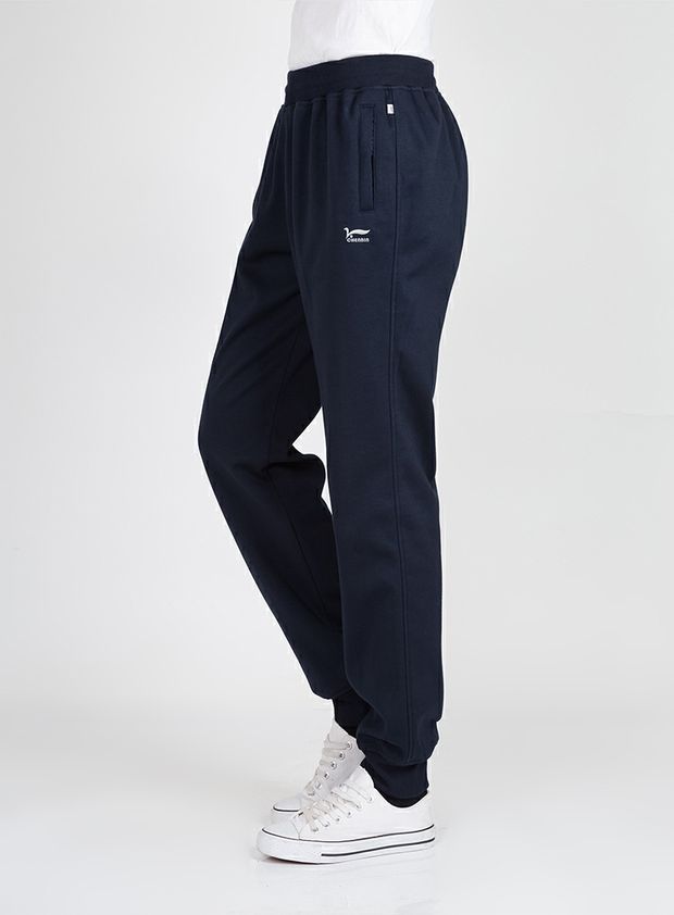 Mùa thu và mùa đông nam béo cộng với nhung dày lỏng mồ hôi nam cotton cộng với phân bón XL kín miệng quần tây nam giản dị quần áo thể thao nam big size akyoo