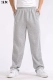 Mùa thu và mùa đông quần màu rắn nam cộng với phân bón XL quần thể thao cotton thêm quần rộng lớn cộng với quần nhung nam chất béo quần áo nam hàng hiệu