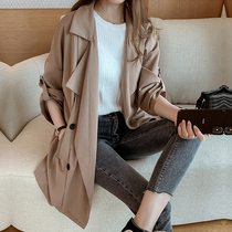MAJE DVAWN fashion winewomen in the middle of a small sub 2022 The new loose and thin English Breeze Jacket
