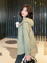 MAJE DVAWN Temperament Sweatshirt Woman Short Subs 2022 New Casual Fashion 100 Hitch Cap Jacket