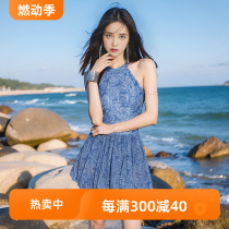 lulucozys summer one-piece is enough. One-piece slimming and high-end hot spring resort swimsuit for women.