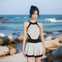 lulucozy can look good even without a bikini~ High-end hot spring sexy slimming one-piece swimsuit