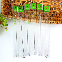 Stainless steel suction tube brush Baby Baby Baby Bottle water bottle special suction tube brush brush with packaging