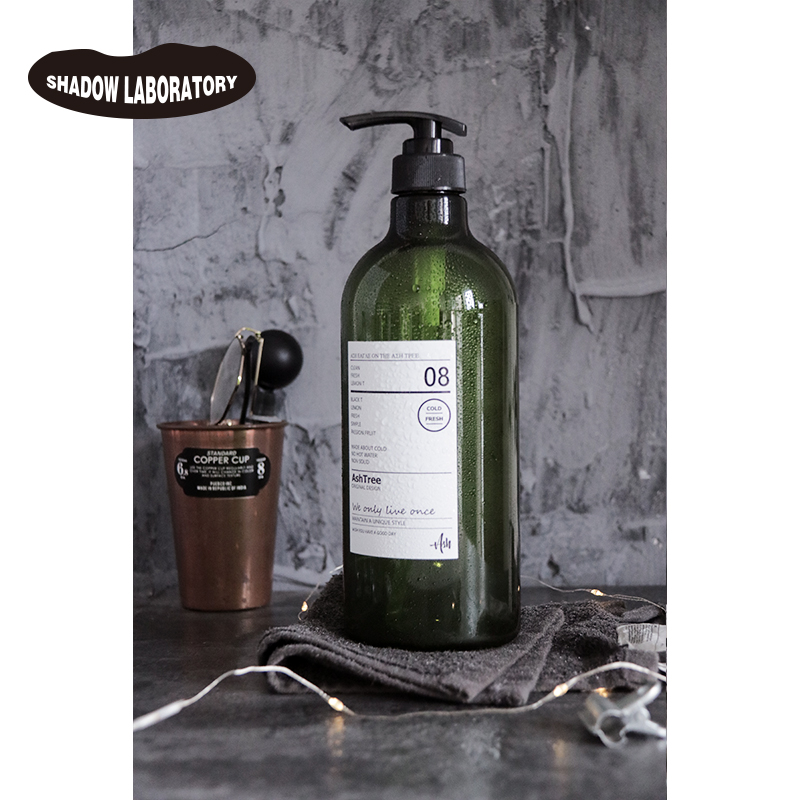 ins Nordic Wind Original design Green bath Split Bottle Shampoo water body lotion Lotion Lotion bathroom Soft