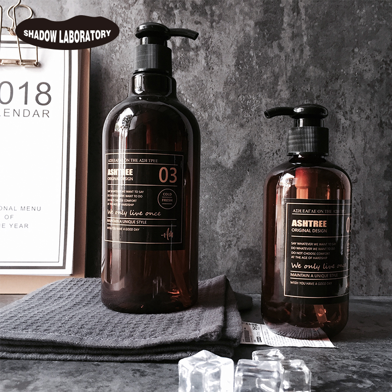 ins Nordic net red bath sub-bottling bath bottle hand sanitizer bathroom sample decoration shooting home use