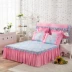 Hàn Quốc hoa bông ren giường khăn trải giường giường váy bìa trong một mảnh 1.2m 1,5 1,8 bãi - Váy Petti