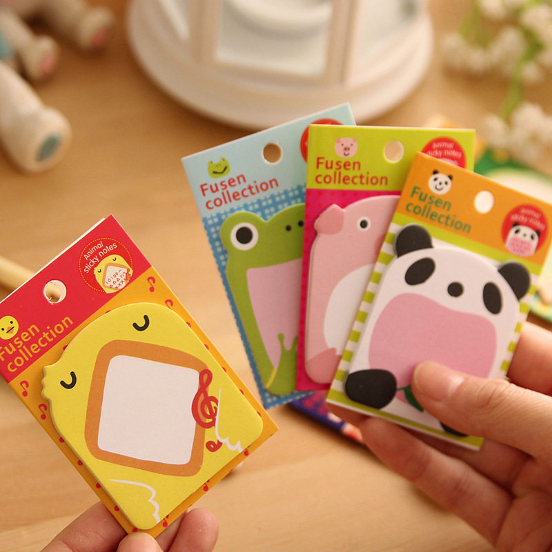 South Korean stationery animal styling convenience post cute and creative convenience post cartoon N Stickup students study stationery