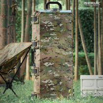 CS tactical outdoor moisture-proof and dust-shock electronic equipment and instruments protection storage safety box trolley roller lined with cotton