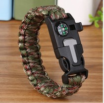 Northwest wind wild multifunctional survival hand rope bracelet fire umbrella rope climbing rope Survival Survival equipment whistle