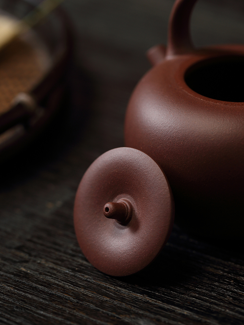 Wu Yafei HaiRong 】 【 hundred too a type it undressed ore purple clay tea set all hand home tea kettle