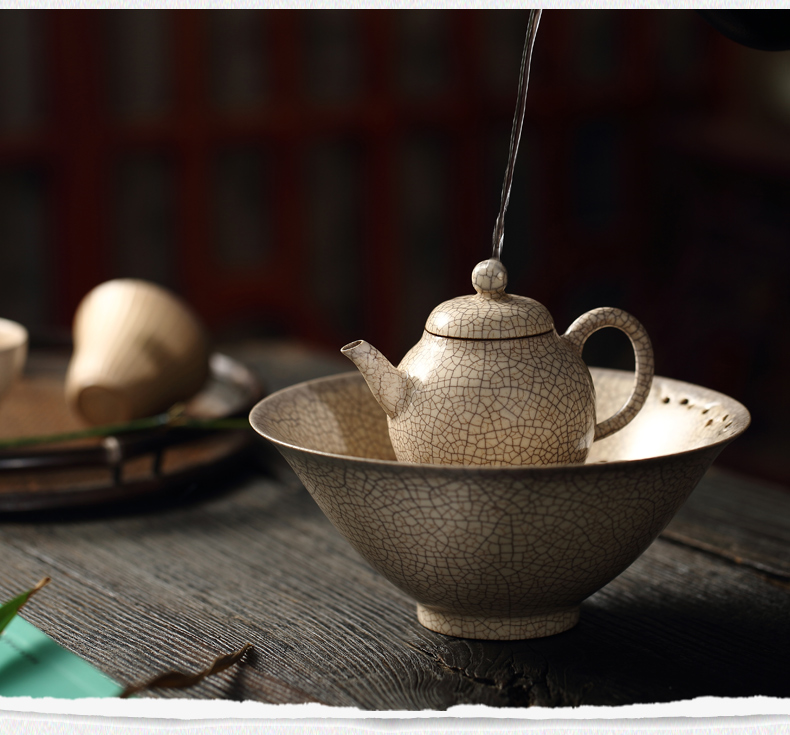 Jingdezhen TaoMingTang soda glaze household utensils manual white clay pot bearing dry mercifully water saucer pot to open the image