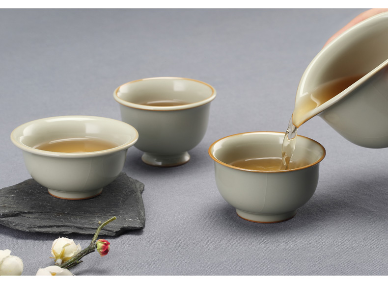 Jingdezhen ceramic cups manually measured your up sample tea cup slicing can raise the master cup from the single CPU