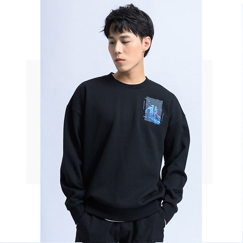 Pathfinder necropolis for men and women autumn and winter outdoor breathable and warm printing China Youth round collar thick cotton TTAUI90298