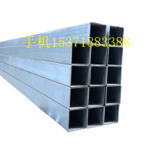Spot engineering rack square pipe supply decoration site hot rolled rectangular pipe galvanized large diameter square pipe shipped on the same day