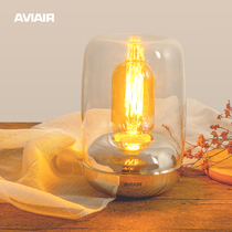 American Aviir night light mini cafe atmosphere plug-in bedside lamp bedroom creative dream couple