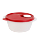 hộp cơm hâm nóng magic Spike Tupperware Chính hãng 600 / 800ml / 0,6 / 0,8L lít lò vi sóng bát tròn hộp lưu trữ hộp ăn trưa - Hộp cơm điện sưởi ấm hộp cơm cắm điện lock&lock