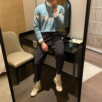 BROTHER autumn and winter men pullover animal jacquard sweater Japanese vintage youth fashion trend sweater men