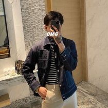 BROTHER autumn and winter men denim lapel jacket 21AW American tooling trend designer jacket men