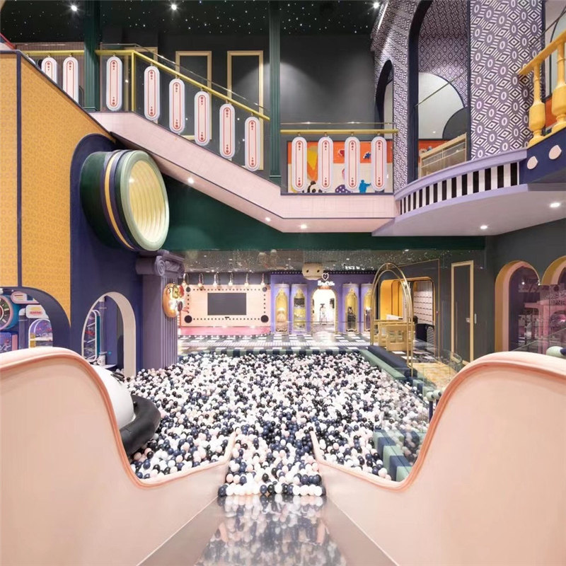 Naughty Fort Children's Orchestra Large Playground Equipment Millions Ball Pool Kindergarten Slipper Trampoline Park Amusement Park