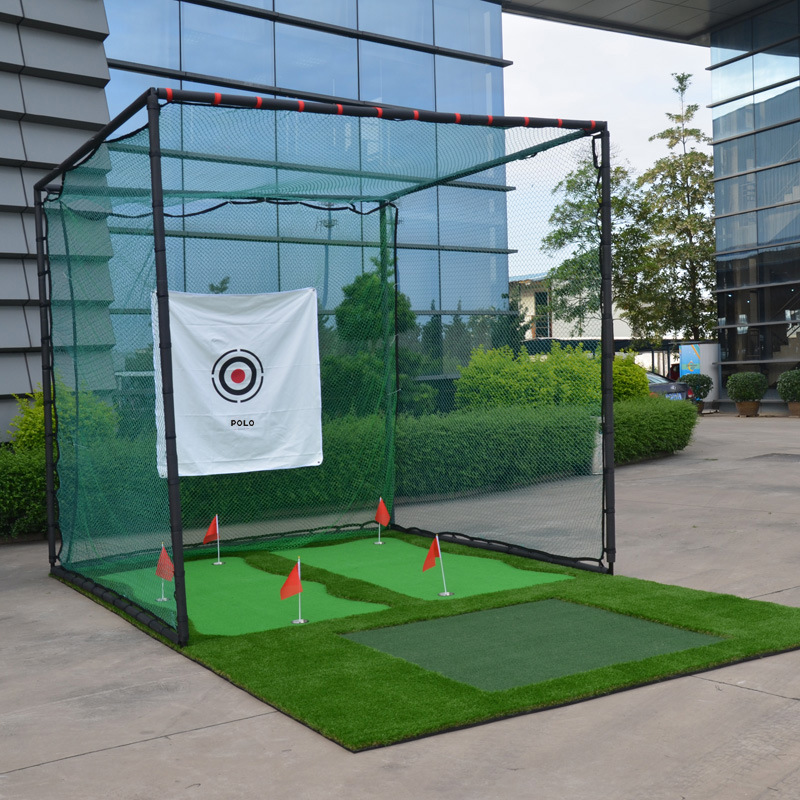 3 * 3 * 3 m Golf practice net percussion cage indoor swing trainer-Taobao