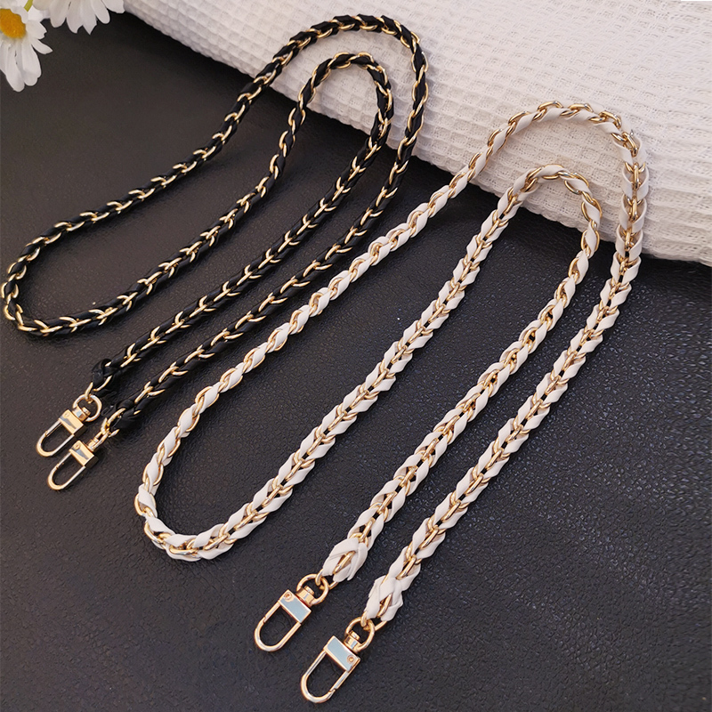 Phone Lanyard Can Be Worn Cross-Body or on the Shoulder, Metal Leather Chanel-Style Charm, Phone Case Strap, Portable Detachable Bag Strap, Replaceable Long Strap, Trendy Brand
