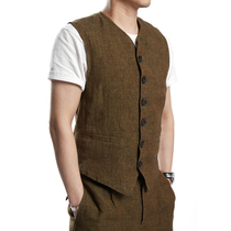  HANSEN linen comfortable and breathable vest regular agent domestic spot KALLE-15-36-6
