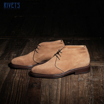 ENZO BONAFE Italian legend handmade HAND WELTED craft classic anti-hair mid-top leather boots 3403