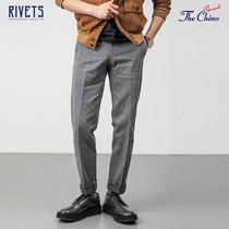 THE CHINO high-set workmanship 14oz rare white-eared gray cow jeans slim Nissan TCR1930212-95