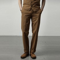 ORGUEIL spring and summer thin khaki cotton vintage slim pants trend Joker men OR-1064B