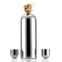 Germany imported 304 stainless steel pure copper 12 Zodiac wine bottle 1kg outdoor portable Hulk kettle household