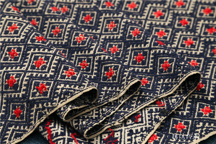 Handmade old brocade cotton Zhuang overall 150*97cm 2-259