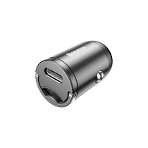 Baseus hidden 30W car cigarette lighter mini compact 13mini charger Type-C plug PD fast charging car 14plus fast charging suitable for Huawei Xiaomi Apple 15pro