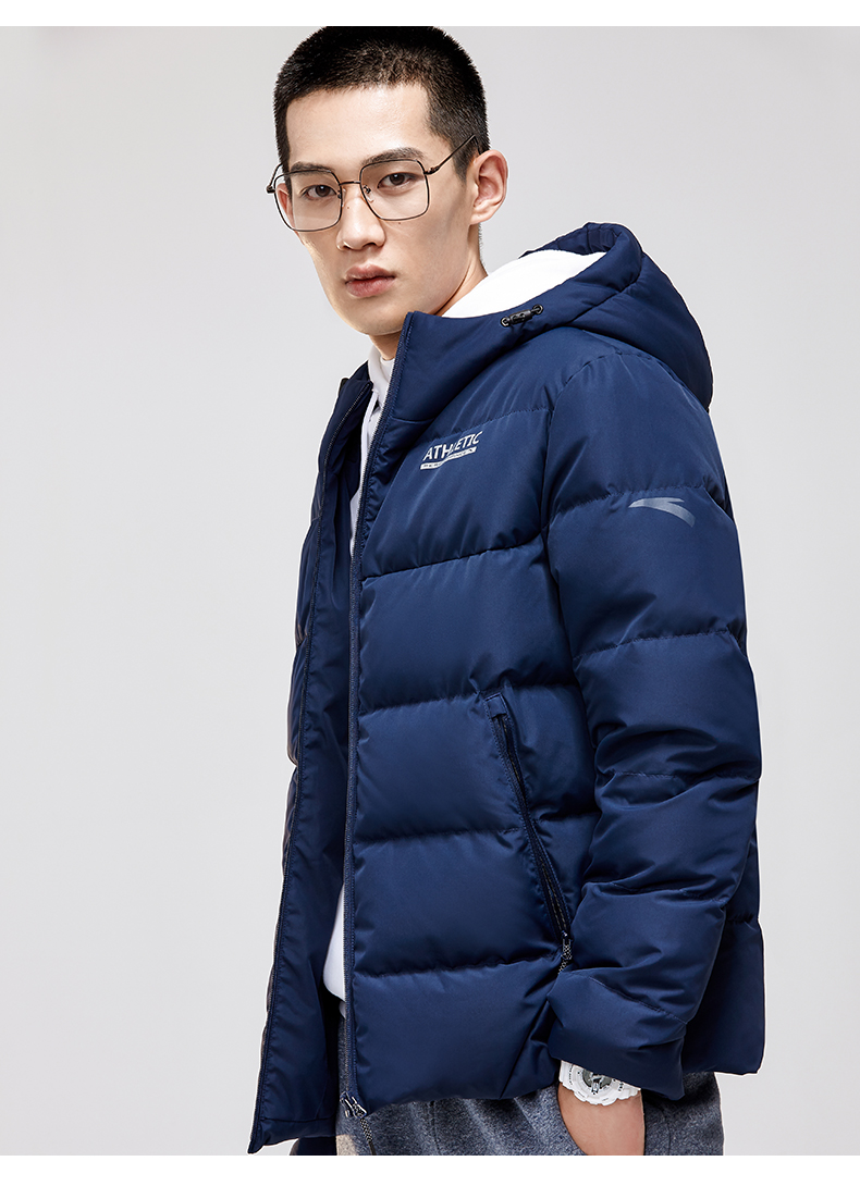 Anta nam down jacket 2018 mùa đông mới ngắn ấm áp và chống gió dày thể thao xuống áo khoác nam áo phao trần trám